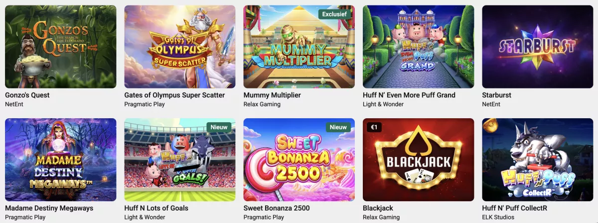 Unibet Játékok